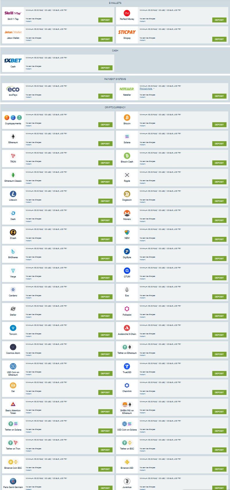 Достапни методи во Македонија за уплата на 1xBet