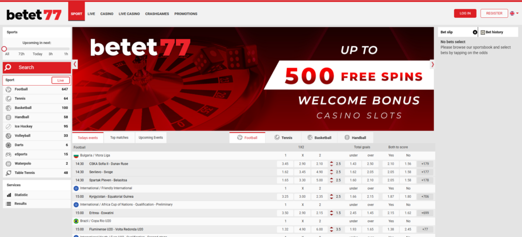 Betet77 обложувалница