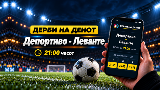 Дерби на денот: Депортиво - Леванте